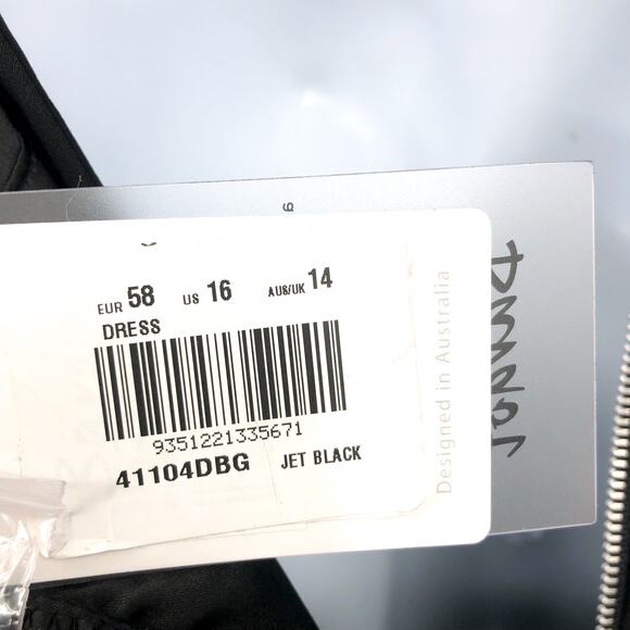 BARDOT JUNIOR Girl's Isla Cold Shoulder Dress Size 16 Black Back Zipper NWT - Picture 7 of 9